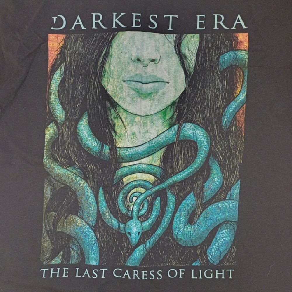 Darkest Era The Last Caress Of Light Adult Medium Shirt EUC hardcore Metal